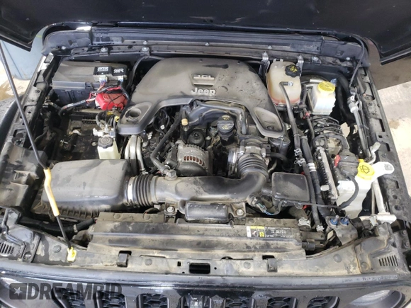 2020 Jeep Gladiator Rubicon with VIN 1C6JJTBG9LL183888, listed as a Copart auction lot 70225794 with 57,969 mi miles and Salvage title. Bid and sale history available at DreamBid. Image 12.