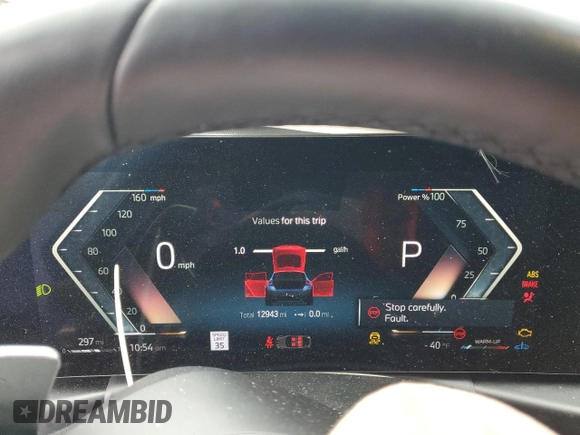 2024 BMW 4 Series M440i with VIN WBA63AW01RFR21066, listed as a Copart auction lot 44224145 with 12,943 mi miles and Salvage Title. Bid and sale history available at DreamBid. Image 9.