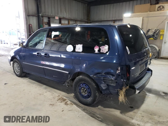 2005 Kia Sedona LX with VIN KNDUP131556615011, listed as a Copart auction lot 47174335 with 161,458 mi miles and Salvage Title. Bid and sale history available at carsss.com. Image 2.