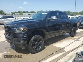 2022 Ram 1500 Big Horn with VIN 1C6RRFFG6NN283316, listed as a Copart auction lot 62419314 with 40,848 mi miles and Salvage Title. Bid and sale history available at carsss.com. Image 1.
