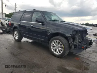 2017 Ford Expedition Limited with VIN 1FMJU1KT9HEA66207, listed as a Copart auction lot 62610745 with 93,794 mi miles and Salvage title. Bid and sale history available at DreamBid. Image 4.