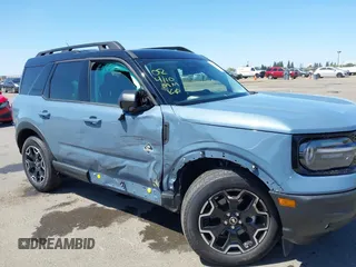 2025 Ford Bronco Sport Outer Banks with VIN 3FMCR9CN6SRE21590, listed as a IAAI auction lot 42084086 with 1,521 mi miles and . Bid and sale history available at DreamBid. Image 6.