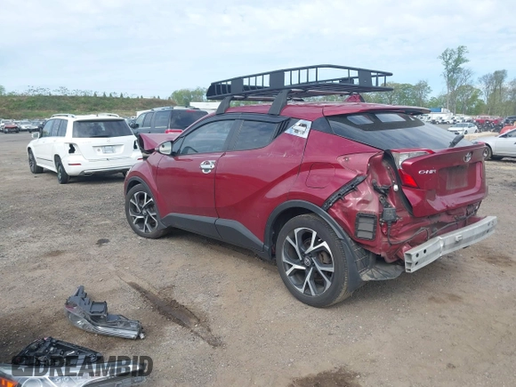 2018 Toyota C-HR XLE with VIN NMTKHMBX7JR010783, listed as a IAAI auction lot 42173610 with 93,320 mi miles and . Bid and sale history available at DreamBid. Image 3.