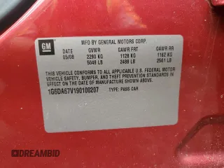 2009 Cadillac STS AWD z VIN 1G6DA67V190100207, wystawiony jako Copart lot #58911305 z przebiegiem Nie podano mil oraz Szkoda całkowita • Salvage title. Historia ofert i sprzedaży dostępna na DreamBid. Obrazek 12.