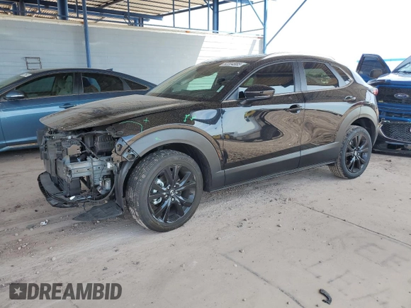 2025 Mazda CX-30 2.5 S Select Sport with VIN 3MVDMBBM6SM776133, listed as a Copart auction lot 52204885 with 3,504 mi miles and Salvage Title. Bid and sale history available at carsss.com. Image 1.