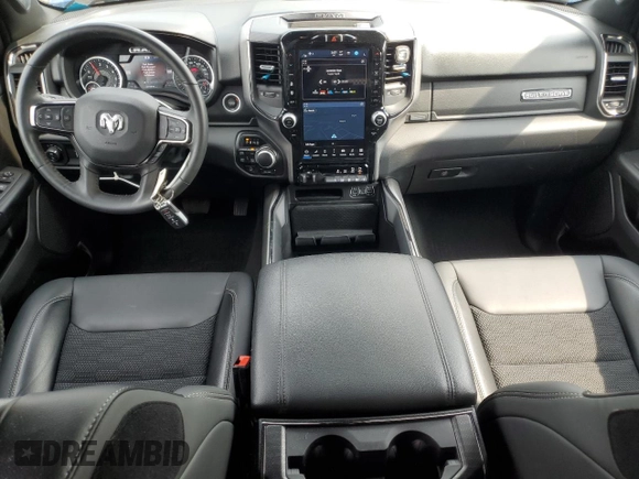 2024 Ram 1500 Big Horn with VIN 1C6RRFFG2RN210479, listed as a Copart auction lot 60485025 with 29,998 mi miles and Salvage title. Bid and sale history available at DreamBid. Image 8.