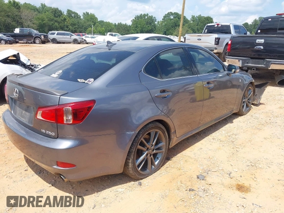2012 Lexus IS 250 with VIN JTHBF5C20C5180233, listed as a IAAI auction lot 42718446 with 181,174 mi miles and . Bid and sale history available at DreamBid. Image 4.