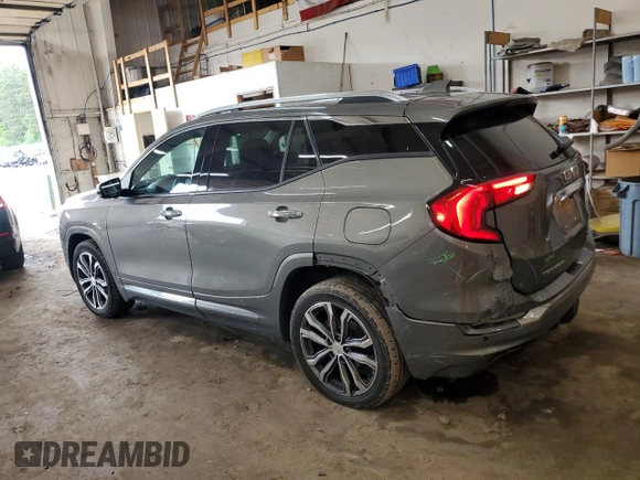 2018 GMC Terrain Denali with VIN 3GKALXEX7JL200456, listed as a Copart auction lot 61207975 with 91,028 mi miles and Salvage title. Bid and sale history available at DreamBid. Image 2.