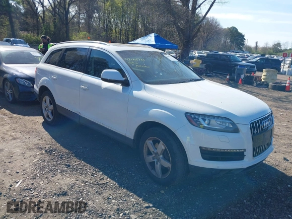 2013 Audi Q7 Premium Plus z VIN WA1LGAFE7DD000118, wystawiony jako IAAI lot #42061733 z przebiegiem 126 673 mil mil oraz . Historia ofert i sprzedaży dostępna na DreamBid. Obrazek 1.