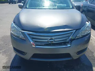2015 Nissan Sentra S with VIN 3N1AB7AP5FY354696, listed as a IAAI auction lot 42001771 with 131,920 mi miles. Bid and sale history available at carsss.com. Image 6.