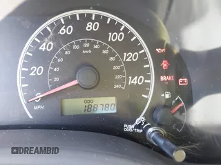 2009 Toyota Corolla with VIN 1NXBU40EX9Z020788, listed as a IAAI auction lot 41760498 with 188,780 mi miles. Bid and sale history available at carsss.com. Image 7.