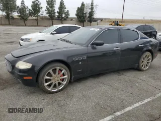 2006 Maserati Quattroporte z VIN ZAMCE39A060021916, wystawiony jako Copart lot #50170315 z przebiegiem 83 961 mil mil oraz Tytuł czysty. Historia ofert i sprzedaży dostępna na DreamBid. Obrazek 1.