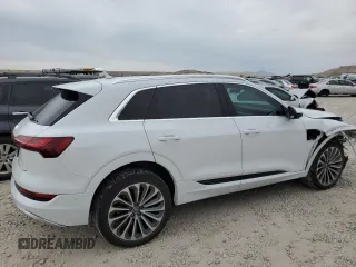 2019 Audi e-tron Prestige with VIN WA1VABGE9KB021981, listed as a Copart auction lot 50371845 with 46,624 mi miles and Salvage Title. Bid and sale history available at carsss.com. Image 3.