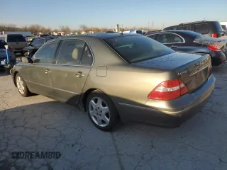 2004 Lexus LS 430 with VIN JTHBN36F440149975, listed as a Copart auction lot 49853965 with Not Provided miles and Salvage Title. Bid and sale history available at DreamBid. Image 2.