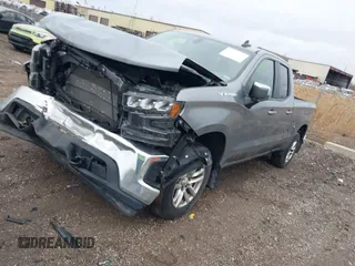2020 Chevrolet Silverado 1500 LT with VIN 1GCRYDED5LZ234685, listed as a IAAI auction lot 41036715 with 126,854 mi miles. Bid and sale history available at carsss.com. Image 2.