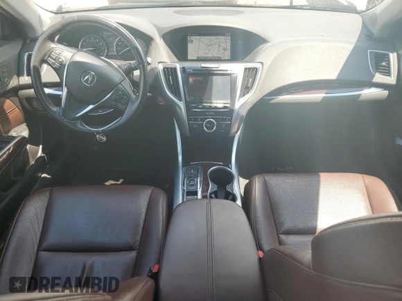 2015 Acura TLX Technology with VIN 19UUB2F54FA005541, listed as a Copart auction lot 62336535 with 89,327 mi miles and Salvage title. Bid and sale history available at DreamBid. Image 8.
