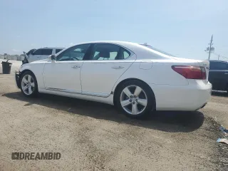 2010 Lexus LS 460 with VIN JTHBL5EF1A5094628, listed as a Copart auction lot 57393445 with 70,185 mi miles and Salvage title. Bid and sale history available at DreamBid. Image 2.