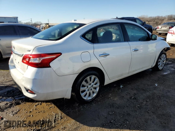 2017 Nissan Sentra SV with VIN 3N1AB7AP9HL661935, listed as a Copart auction lot 46664835 with 177,615 mi miles and Salvage Title. Bid and sale history available at DreamBid. Image 3.