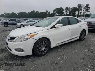 2013 Hyundai Azera z VIN KMHFH4JG2DA277122, wystawiony jako Copart lot #59899755 z przebiegiem 210 601 mil mil oraz Czysty tytuł • Clean title. Historia ofert i sprzedaży dostępna na DreamBid. Obrazek 1.