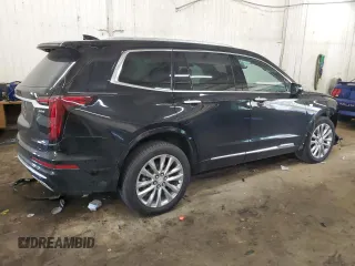 2024 Cadillac XT6 AWD Premium Luxury with VIN 1GYKPDRS8RZ706118, listed as a Copart auction lot 50127425 with 36,025 mi miles and Salvage Title. Bid and sale history available at DreamBid. Image 3.