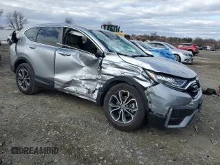 2020 Honda CR-V EX with VIN 7FART6H52LE025316, listed as a Copart auction lot 49142045 with 39,684 mi miles and Salvage Title. Bid and sale history available at DreamBid. Image 4.