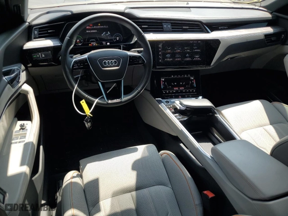 2022 Audi e-tron Chronos with VIN WA1VABGE4NB039244, listed as a Copart auction lot 49401054 with 22,300 mi miles. Bid and sale history available at carsss.com. Image 8.