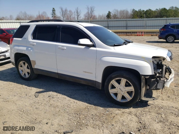 2011 GMC Terrain SLE-2 with VIN 2CTALSEC4B6361434, listed as a Copart auction lot 48185665 with 213,802 mi miles and Salvage Title. Bid and sale history available at carsss.com. Image 4.