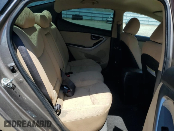 2013 Hyundai Elantra GLS with VIN 5NPDH4AE4DH451758, listed as a Copart auction lot 60124935 with 164,784 mi miles and Salvage title. Bid and sale history available at DreamBid. Image 10.