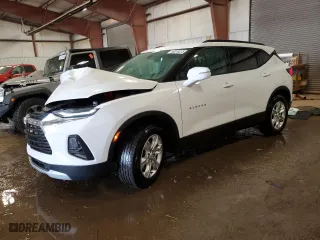 2022 Chevrolet Blazer LT with VIN 3GNKBHR46NS115152, listed as a Copart auction lot 49216075 with 46,890 mi miles and Non Repairable. Bid and sale history available at carsss.com. Image 1.