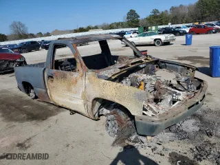 2002 Chevrolet Silverado 1500 LS with VIN 1GCEC14V02Z185478, listed as a Copart auction lot 43778515 with 0 mi miles and Salvage Title. Bid and sale history available at carsss.com. Image 4.