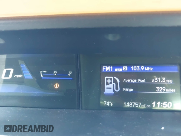 2014 Honda Civic Sedan LX with VIN 19XFB2F58EE260616, listed as a IAAI auction lot 41849697 with 148,757 mi miles. Bid and sale history available at carsss.com. Image 7.