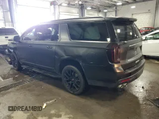 2022 GMC Yukon XL Denali with VIN 1GKS2JKL7NR159816, listed as a Copart auction lot 49436295 with 130,358 mi miles and Salvage Title. Bid and sale history available at carsss.com. Image 2.