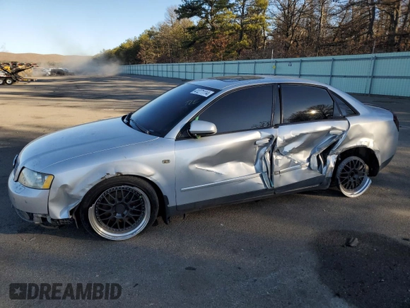 2002 Audi A4 1.8T with VIN WAULC68E22A157319, listed as a Copart auction lot 56549314 with 242,402 mi miles and Non repairable. Bid and sale history available at DreamBid. Image 1.