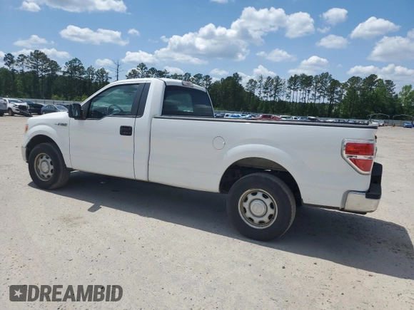 2014 Ford F-150 XL with VIN 1FTNF1CF2EKD21155, listed as a Copart auction lot 54897075 with 156,681 mi miles and Salvage title. Bid and sale history available at DreamBid. Image 2.