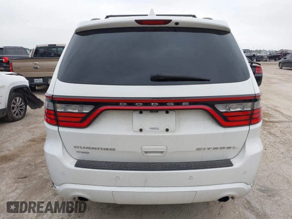2017 Dodge Durango Citadel with VIN 1C4RDJEG1HC611706, listed as a IAAI auction lot 41932226 with 205,990 mi miles and . Bid and sale history available at carsss.com. Image 16.