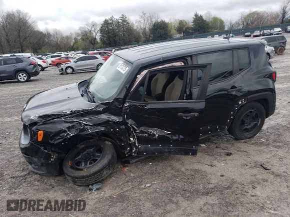 2015 Jeep Renegade Sport with VIN ZACCJBAT0FPB66135, listed as a Copart auction lot 51174775 with 148,834 mi miles and Clean Title. Bid and sale history available at DreamBid. Image 1.