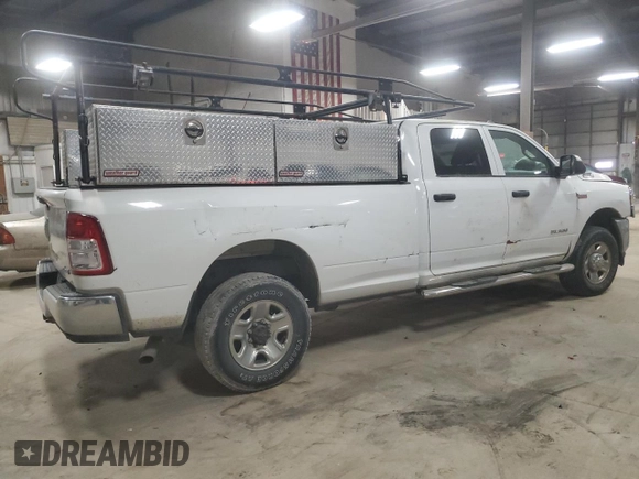 2019 Ram 2500 Tradesman with VIN 3C6UR5HJ2KG633607, listed as a Copart auction lot 79830924 with 123,559 mi miles and Salvage title. Bid and sale history available at DreamBid. Image 3.