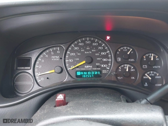 2000 Chevrolet Silverado 1500 LS with VIN 2GCEK19TXY1268976, listed as a IAAI auction lot 41909832 with 182,557 mi miles. Bid and sale history available at carsss.com. Image 7.