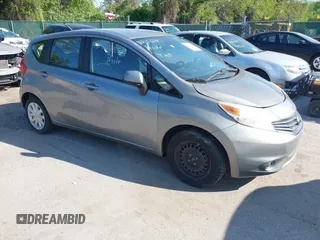 2014 Nissan Note SV with VIN 3N1CE2CP0EL404867, listed as a IAAI auction lot 42150285 with 124,370 mi miles and . Bid and sale history available at DreamBid. Image 1.