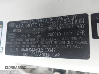 2014 Kia Forte LX z VIN KNAFK4A69E5130347, wystawiony jako IAAI lot #42235026 z przebiegiem 182 691 mil mil oraz . Historia ofert i sprzedaży dostępna na DreamBid. Obrazek 9.