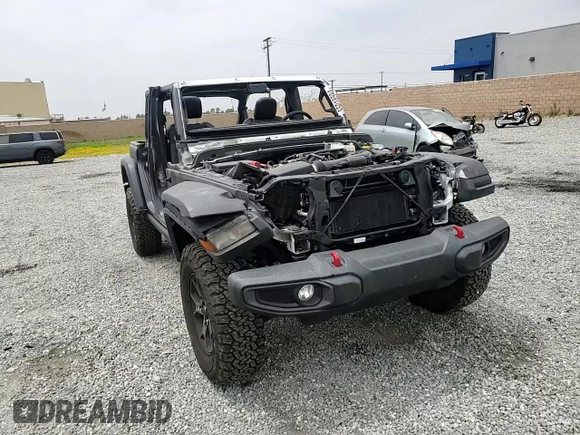 2022 Jeep Wrangler Unlimited Rubicon with VIN 1C4HJXFG6NW125232, listed as a Copart auction lot 55018594 with Not provided miles and Salvage title. Bid and sale history available at DreamBid. Image 11.