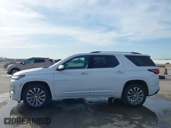2023 Chevrolet Traverse Premier with VIN 1GNERKKW7PJ276518, listed as a IAAI auction lot 41860600 with 25,529 mi miles and . Bid and sale history available at DreamBid. Image 14.