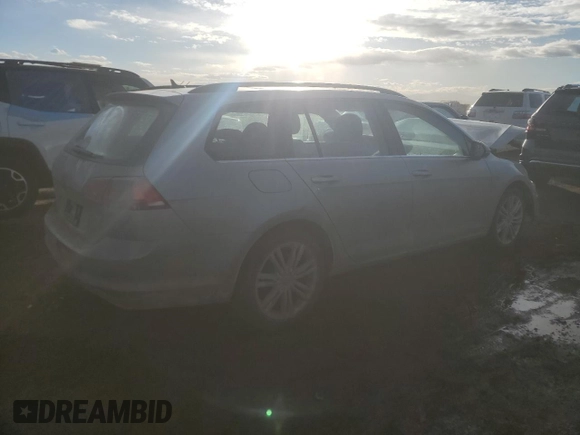2015 Volkswagen Golf SportWagen TDI S with VIN 3VWFA7AUXFM520419, listed as a Copart auction lot 88563875 with 95,018 mi miles and Salvage Title. Bid and sale history available at carsss.com. Image 3.