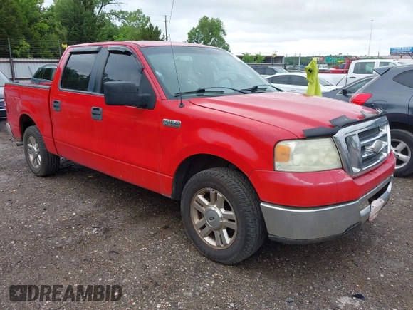 2008 Ford F-150 XL with VIN 1FTRW12W38FA10530, listed as a IAAI auction lot 42180385 with 279,244 mi miles and . Bid and sale history available at DreamBid. Image 1.
