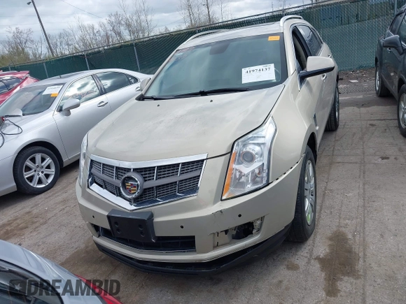 2010 Cadillac SRX Luxury Collection with VIN 3GYFNAEY1AS622854, listed as a IAAI auction lot 41974137 with 137,425 mi miles. Bid and sale history available at carsss.com. Image 12.