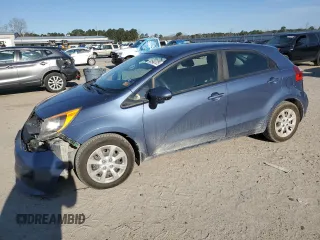 2016 Kia Rio LX with VIN KNADM5A34G6675852, listed as a Copart auction lot 46940725 with 134,444 mi miles and Salvage Title. Bid and sale history available at carsss.com. Image 1.