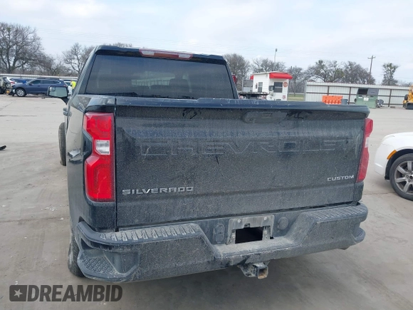 2020 Chevrolet Silverado 1500 Custom with VIN 3GCPWBEH0LG399936, listed as a IAAI auction lot 41586221 with 123,715 mi miles. Bid and sale history available at carsss.com. Image 16.