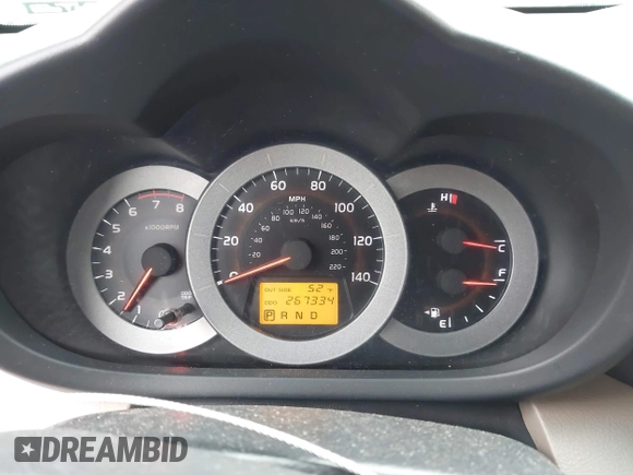 2008 Toyota RAV4 with VIN JTMZD33VX86059196, listed as a IAAI auction lot 41697456 with 267,334 mi miles. Bid and sale history available at carsss.com. Image 7.