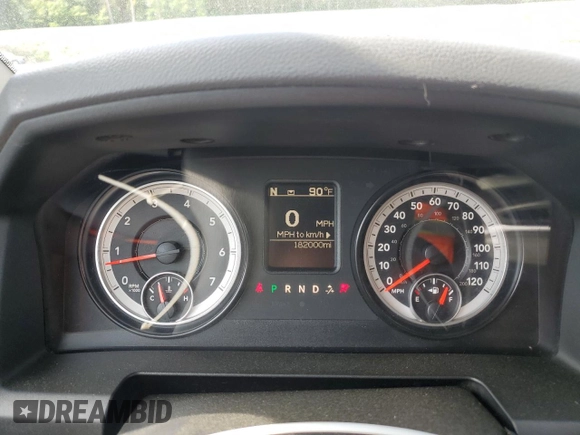 2015 Ram 2500 with VIN 3C6TR4DT4FG573333, listed as a Copart auction lot 54758515 with 182,000 mi miles and Salvage title. Bid and sale history available at DreamBid. Image 9.