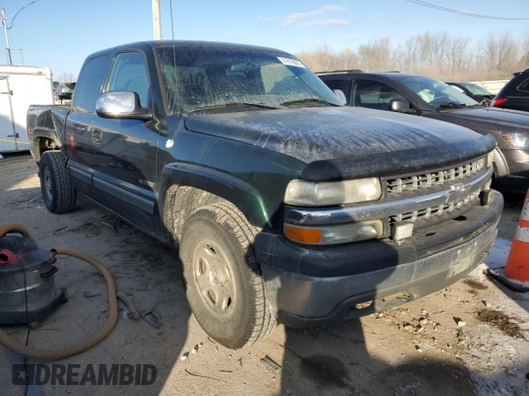 2002 Chevrolet Silverado 1500 LS with VIN 2GCEK19V221150025, listed as a Copart auction lot 41816045 with 246,070 mi miles and Salvage Title. Bid and sale history available at DreamBid. Image 4.